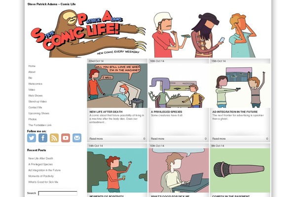 Fotogram theme site design template sample