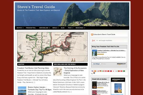 Lifestyle theme site design template sample