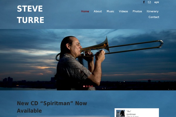 steveturre.com site used Turre