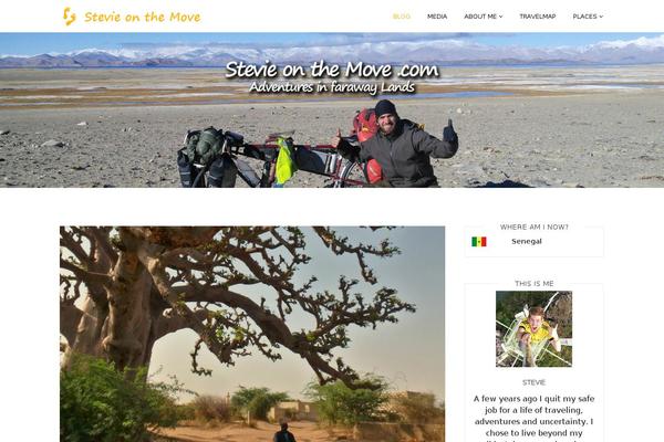stevieonthemove.com site used Yourjourney