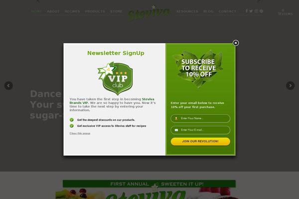 Site using Blog Designer plugin