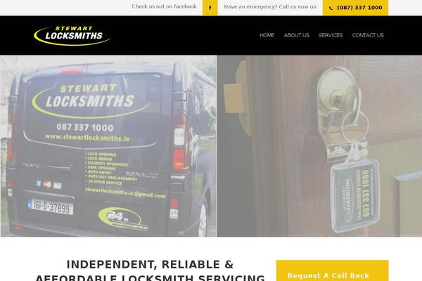Locksmith theme site design template sample
