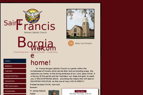 stfrancisborgia.org site used Griffin