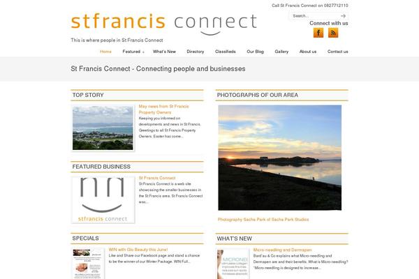Gloria theme site design template sample