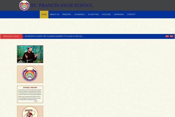 Site using Breaking News Ticker plugin
