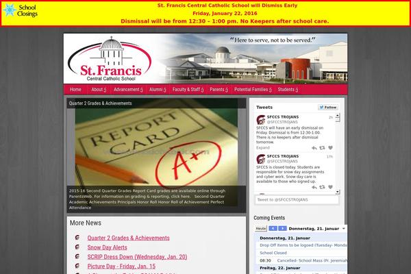 Site using Fiat Alert Bar plugin