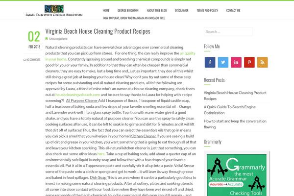 Total theme site design template sample