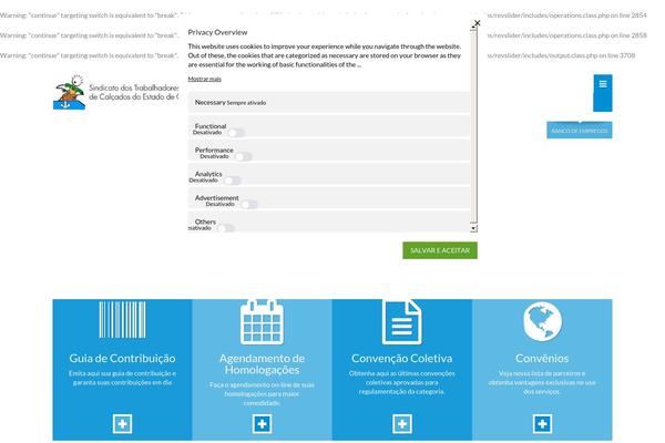 sticalcados-go.com.br site used Clinico14