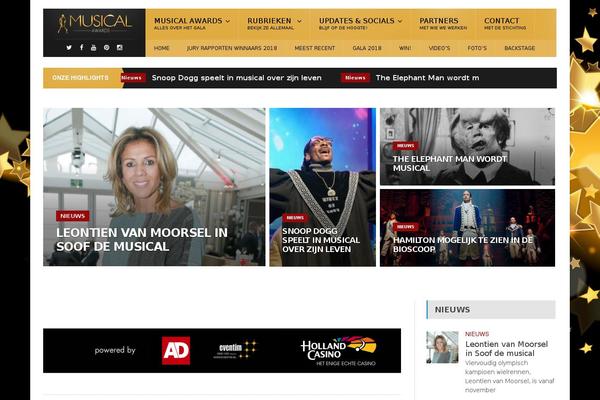 Fraction theme site design template sample
