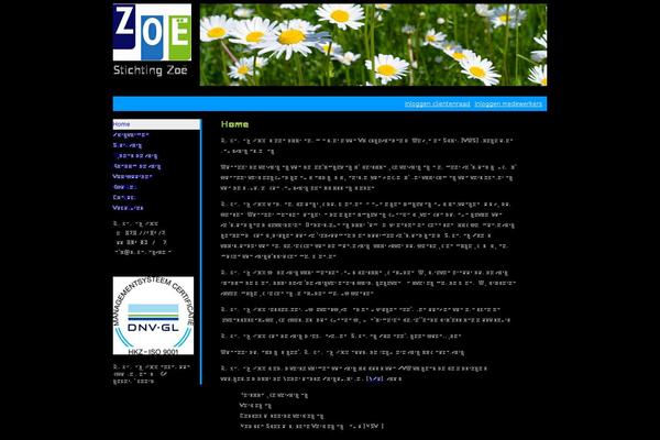 stichtingzoe.nl site used Zoe