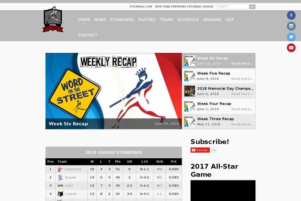 Marquee theme site design template sample
