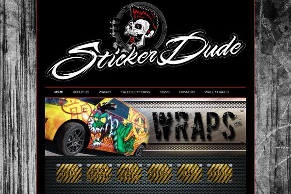 stickerdude.com site used Masterwp