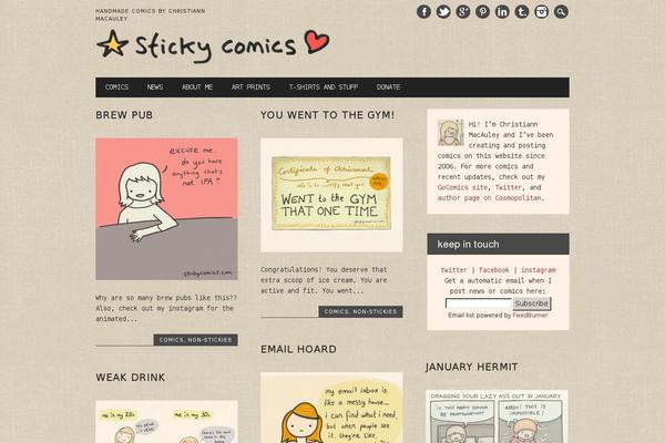Gridlove theme site design template sample