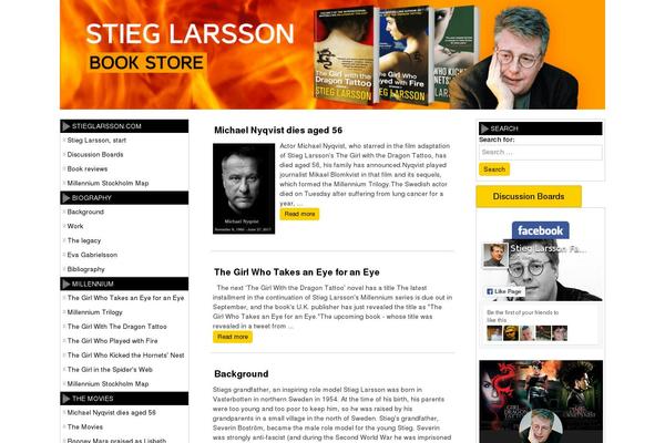 stieglarsson.com site used Stieglarsson