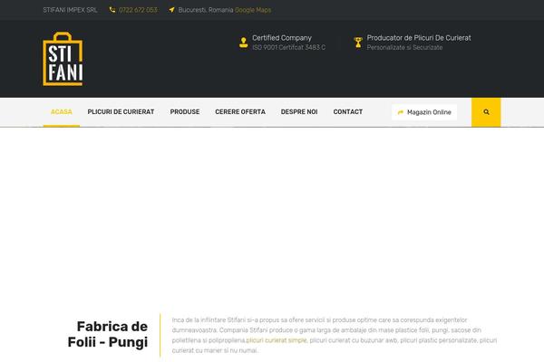 Industry theme site design template sample