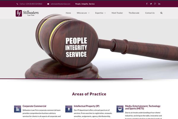 Attorna theme site design template sample