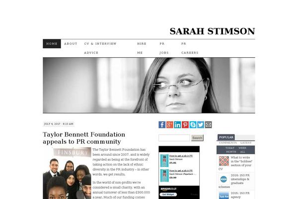 Pilcrow theme site design template sample