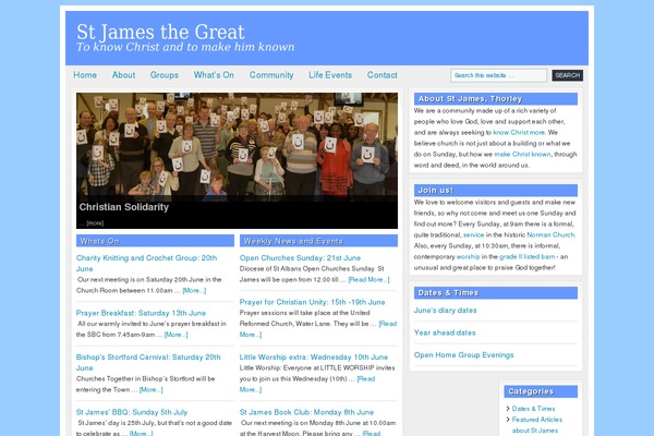 Site using ACF Recent Posts Widget plugin