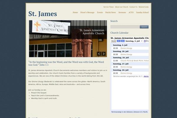 Site using Bible Verse of the Day plugin