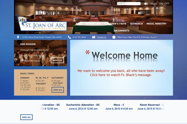 stjoanofarcpowell.org site used Patrick