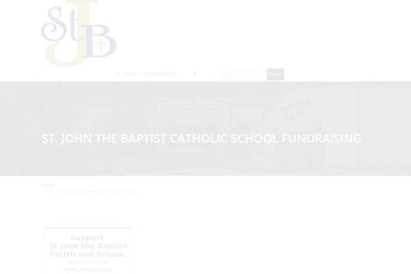 stjohnthebaptistfundraiser.com site used Education-learning