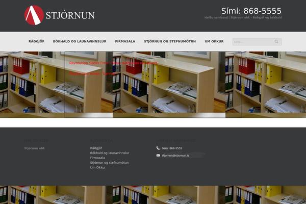 stjornun.is site used Managov