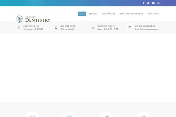 Dentalia theme site design template sample