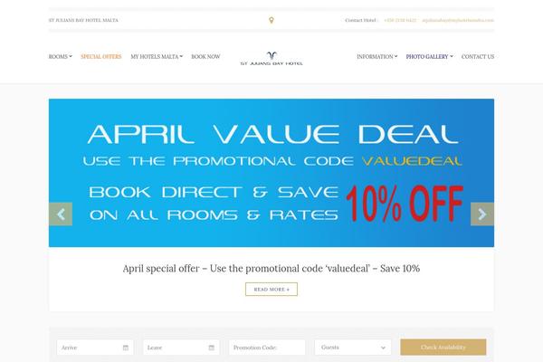 stjuliansbayhotelmalta.com site used Sixtyone