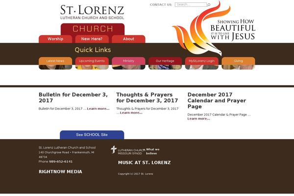 stlorenz.org site used Stlorenz