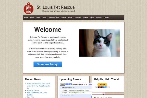 Site using Petfinder Listings plugin