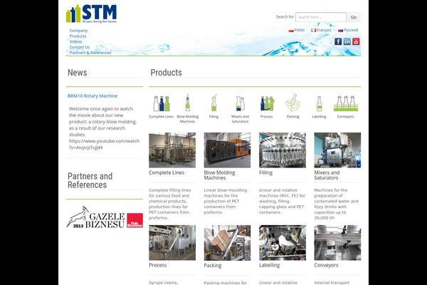 Stm theme site design template sample