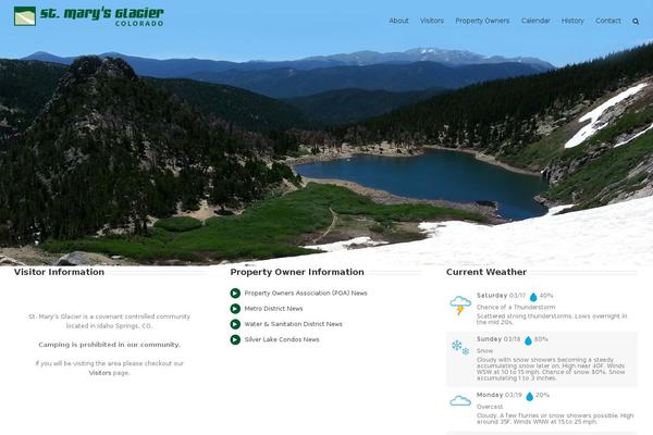 Storefront Child theme site design template sample