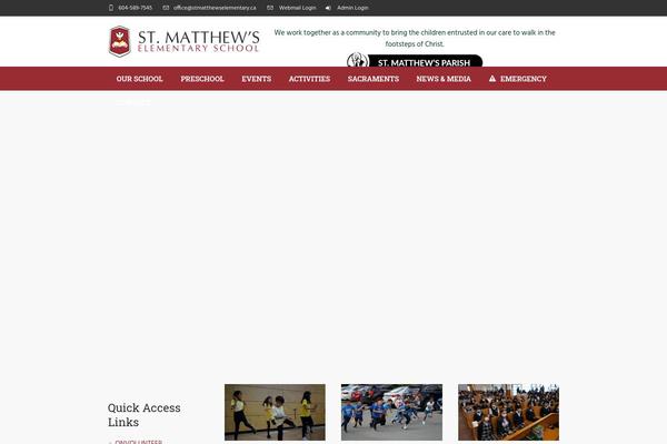 stmatthewselementary.ca site used Total-school