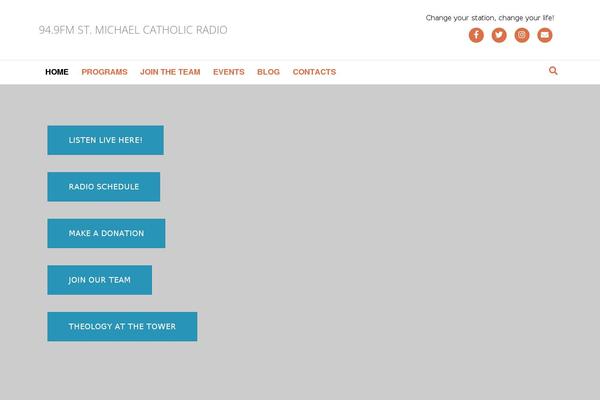 stmichaelradio.com site used Pw-foundation