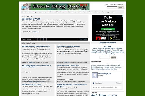 Site using WP Biographia plugin