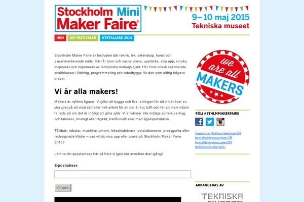 Techno theme site design template sample