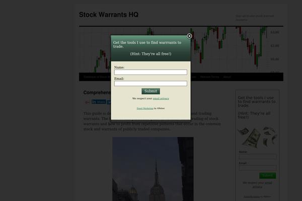 Ignition theme site design template sample