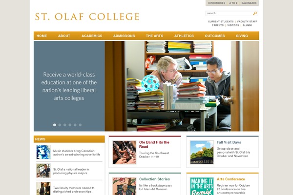 Core theme site design template sample