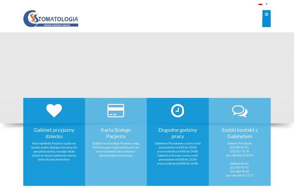 Clinico theme site design template sample