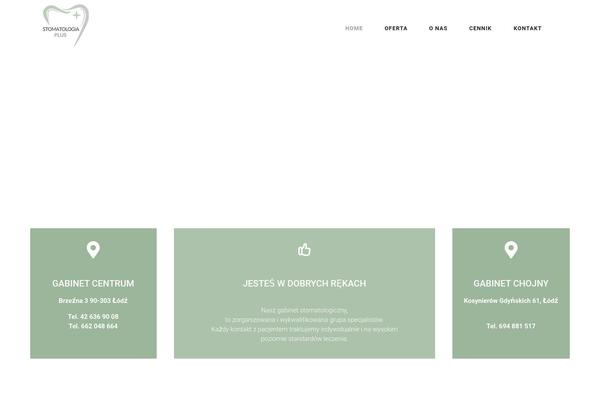 Larch theme site design template sample