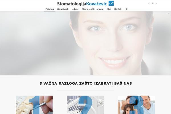 Enfold theme site design template sample