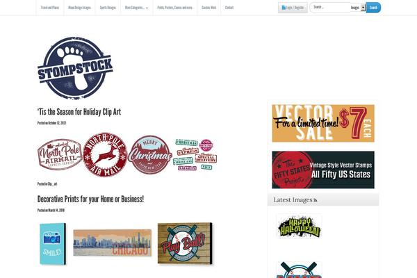 Symbiostock theme site design template sample