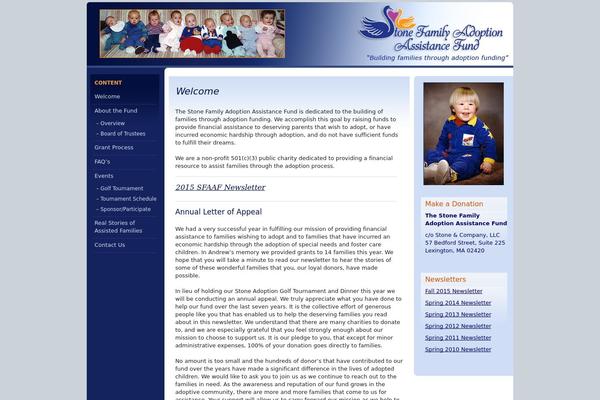 Quadruple Blue theme site design template sample