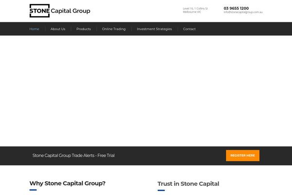 Blackstone theme site design template sample