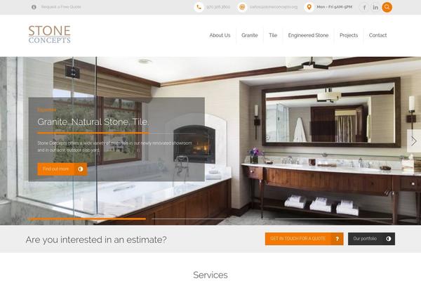 ReConstruction theme site design template sample