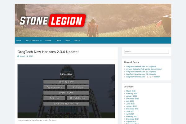 Simple Life theme site design template sample