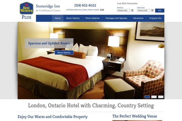 stoneridgeinn.com site used Clean-theme