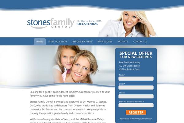 stonesfamilydental.com site used Dentalcmo-badger