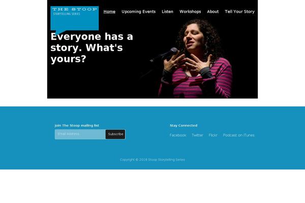 stoopstorytelling.com site used X5-theme