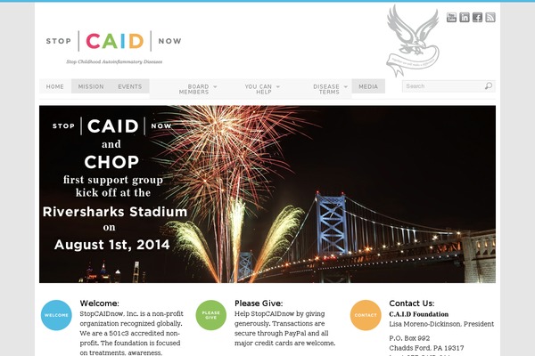 stopcaidnow.org site used ChromeNews
